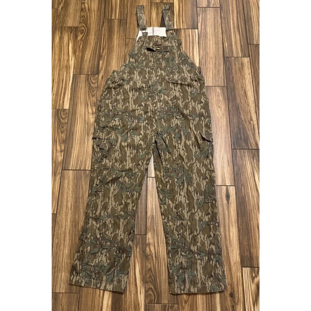2XL Regular Mossy Oak Camo Hunting Overalls Bibs Mens Cargo Outdoor Coveralls